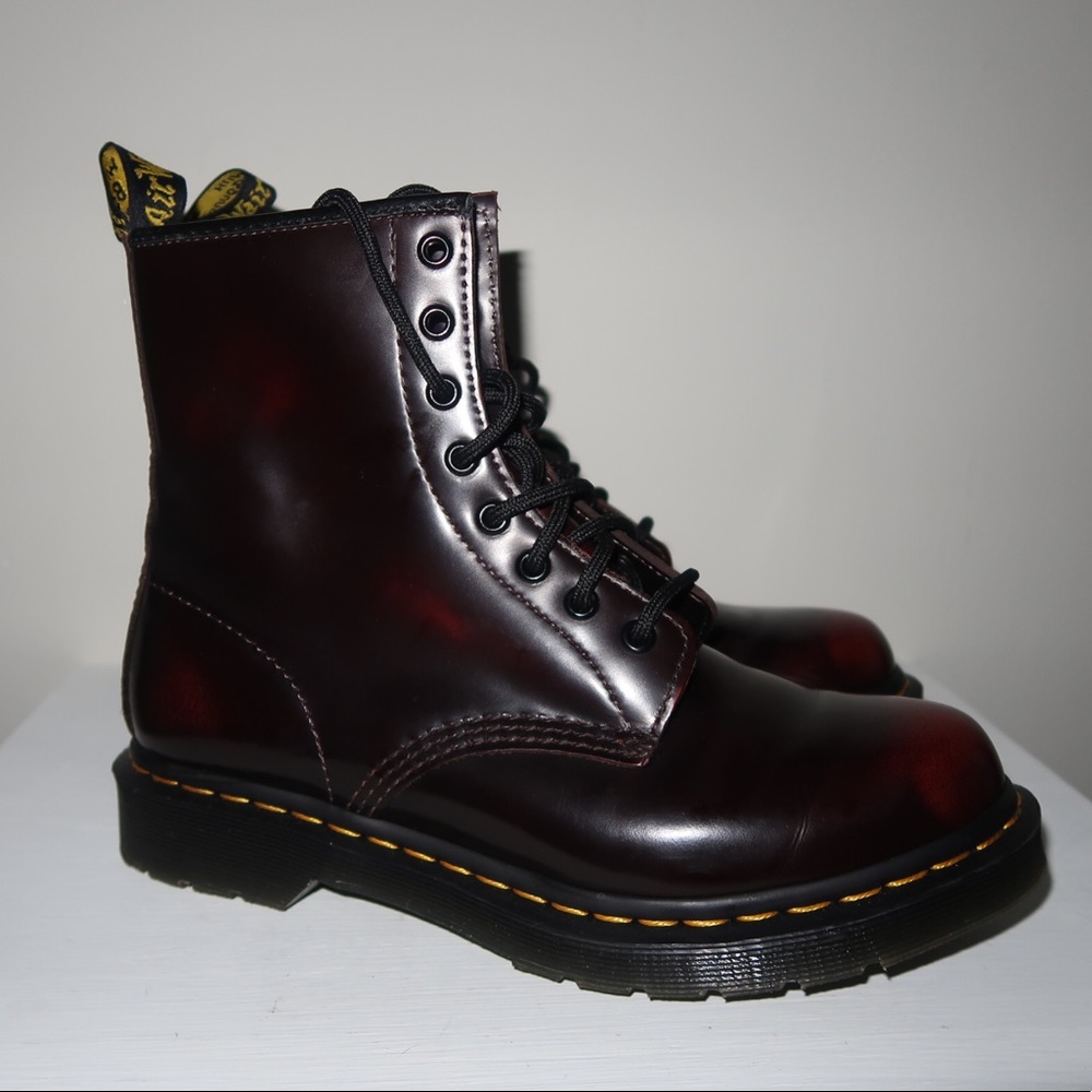 Cherry Red Rouge Dr. Marten boots